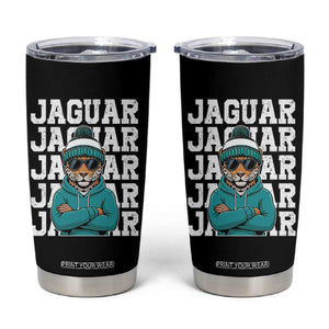 Jaguar Lover Tumbler Cup JJF Football Fan Game Day TS11 Black Print Your Wear