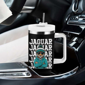 Jaguar Lover Tumbler With Handle JJF Football Fan Game Day TS11 Print Your Wear