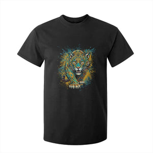 Mandala Spiritual Jaguar Zen Art T Shirt For Kid TS11 Black Print Your Wear