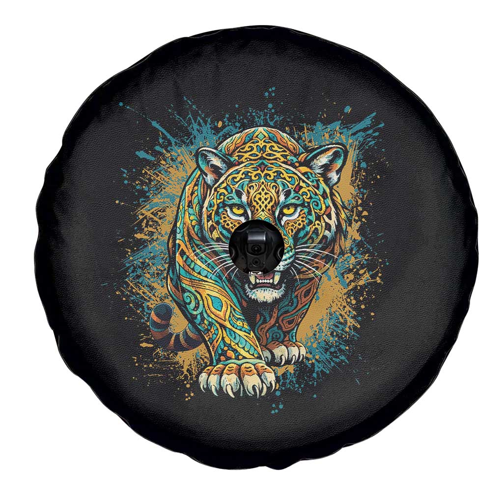 Mandala Spiritual Jaguar Zen Art Spare Tire Cover TS11 Print Your Wear
