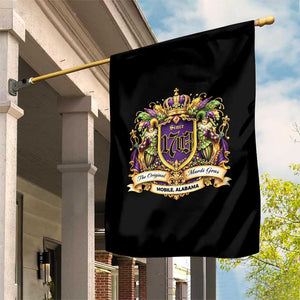 The Original Mardi Gras Mobile Alabama Since 1703 Garden Flag Funny Carnival TS11 Print Your Wear