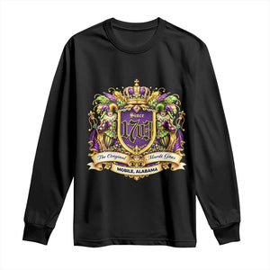 The Original Mardi Gras Mobile Alabama Since 1703 Long Sleeve Shirt Funny Carnival TS11 Black Print Your Wear