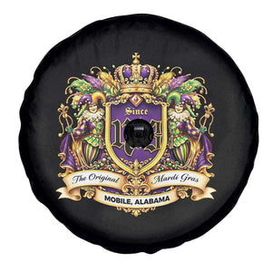 The Original Mardi Gras Mobile Alabama Since 1703 Spare Tire Cover Funny Carnival TS11 Print Your Wear