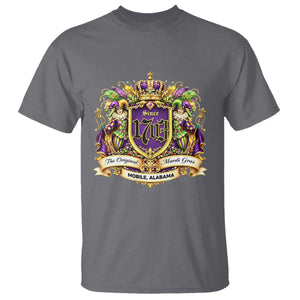 The Original Mardi Gras T Shirt - Mobile Alabama Since 1703 Funny Carnival Pride Tee TS11 Charcoal Print Your Wear