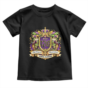 The Original Mardi Gras Mobile Alabama Since 1703 Toddler T Shirt Funny Carnival TS11 Black Print Your Wear