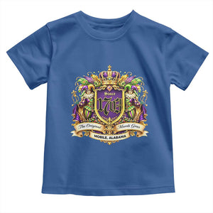 The Original Mardi Gras Mobile Alabama Since 1703 Toddler T Shirt Funny Carnival TS11 Royal Blue Print Your Wear