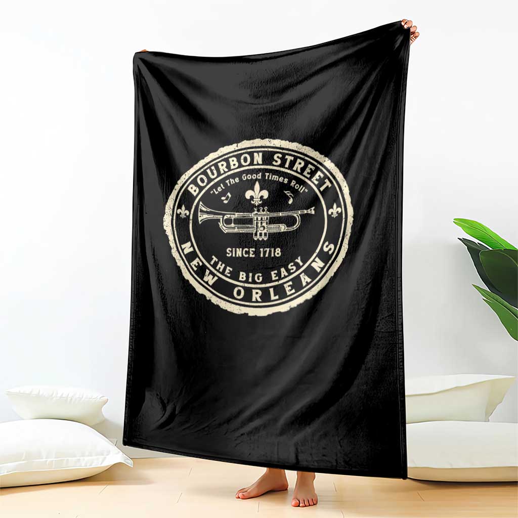 New Orleans Bourbon Street The Big Easy Throw Blanket Let The Good Times Roll TS11 Print Your Wear