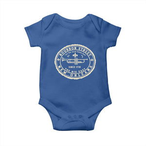 New Orleans Bourbon Street The Big Easy Baby Onesie Let The Good Times Roll TS11 Royal Blue Print Your Wear