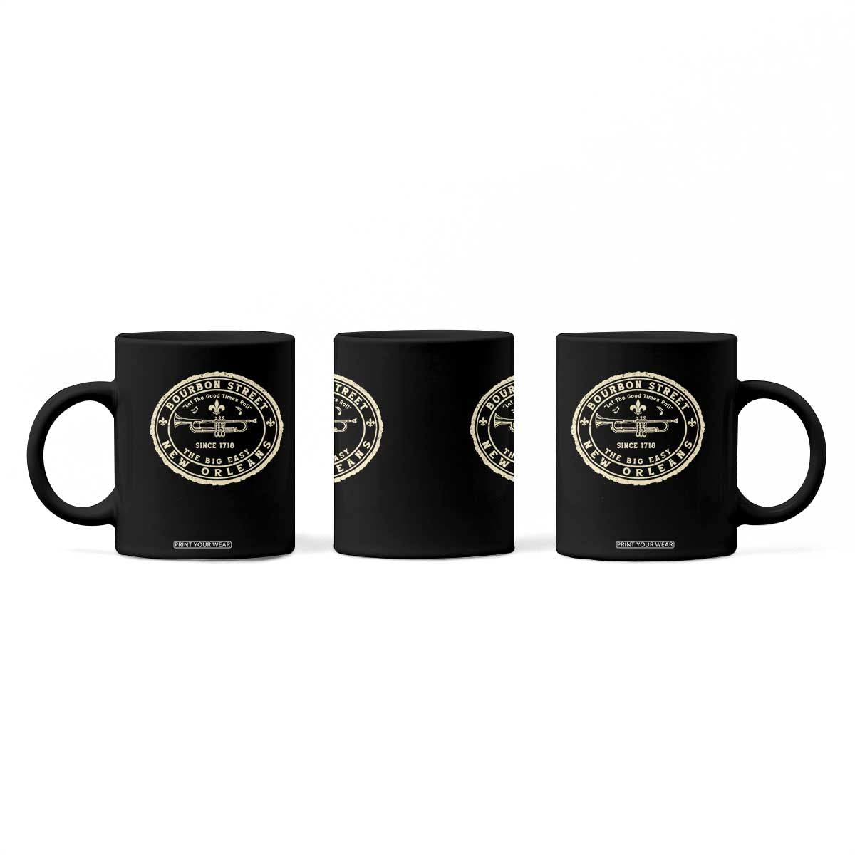 New Orleans Bourbon Street The Big Easy Coffee Mug Let The Good Times Roll TS11 Print Your Wear
