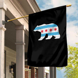 Vintage Chicago Flag Illinois State Bear Lover Garden Flag TS11 Print Your Wear