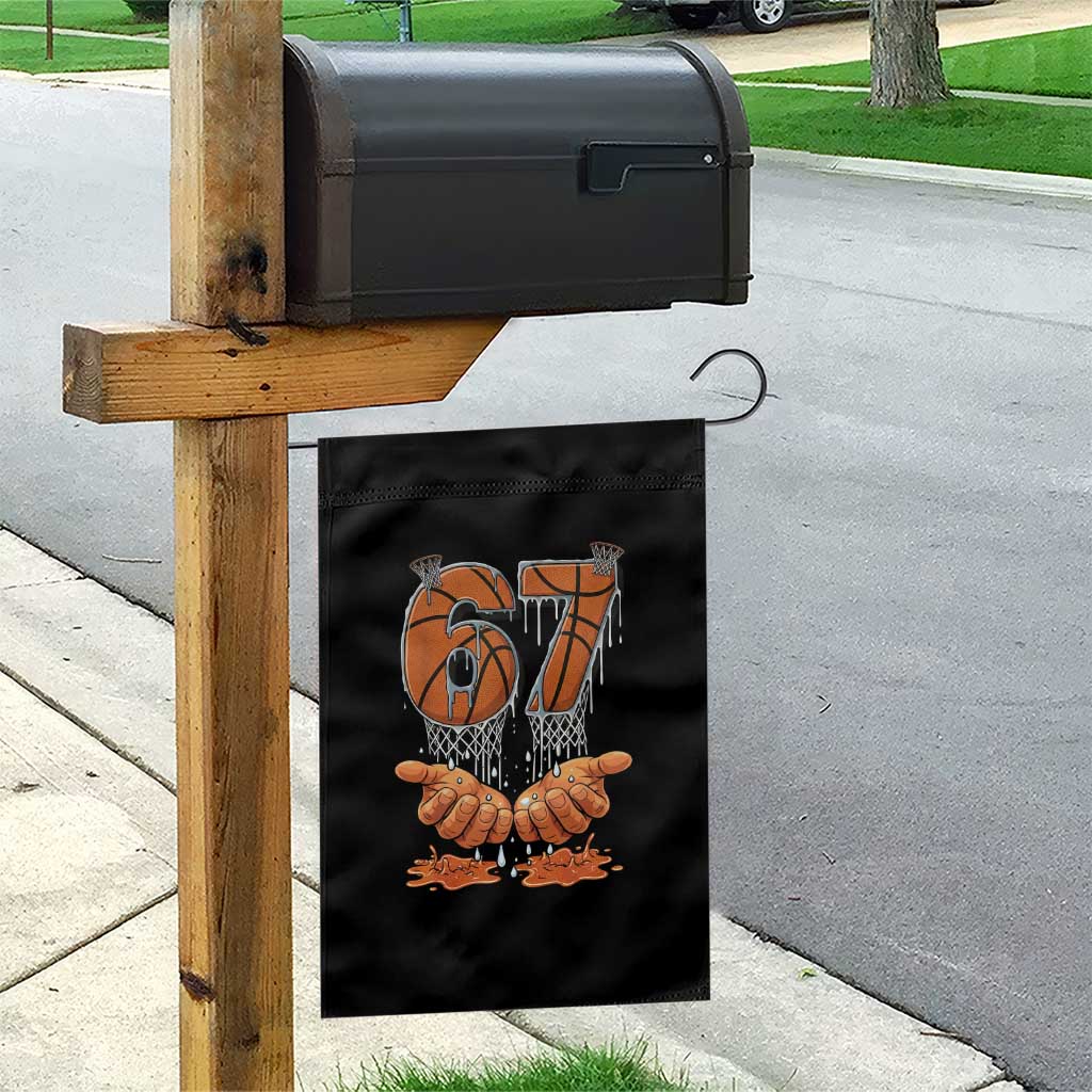 Basketball 67 Six Seven Funny Gen Alpha Meme Drip Garden Flag TS11 Print Your Wear