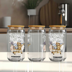 I Would Rather Be Thrifting Glass Can Funny Shopping Quote Vintage Hunter TS11 Print Your Wear