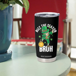 Funny St Patrick's Day Rizz The Season Bruh Tumbler Cup Leprechaun Shamrock TS11 Print Your Wear