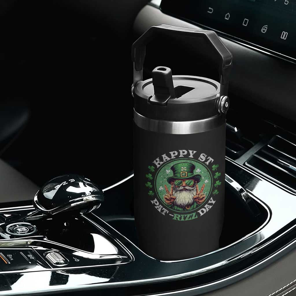 Happy St Pat Rizz Day Flip Straw Tumbler Leprechaun St Patrick's Day Shamrock TS11 Print Your Wear