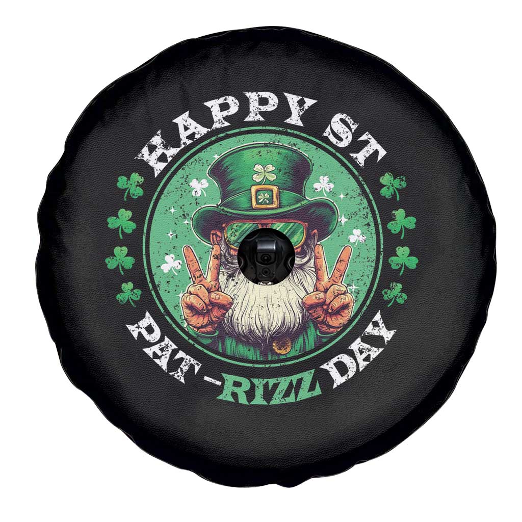 Happy St Pat Rizz Day Spare Tire Cover Leprechaun St Patrick's Day Shamrock TS11 Print Your Wear