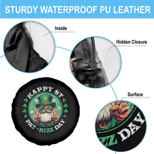 Happy St Pat Rizz Day Spare Tire Cover Leprechaun St Patrick's Day Shamrock TS11 Print Your Wear