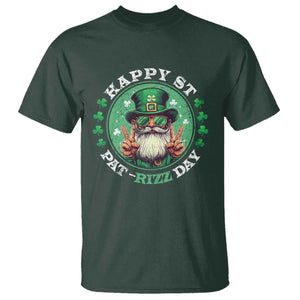 Happy St Pat Rizz Day T Shirt Leprechaun St Patrick's Day Shamrock TS11 Dark Forest Green Print Your Wear