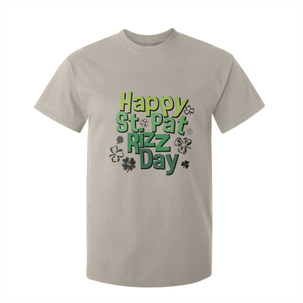 Funny Skibidi St Patrick's Day T Shirt For Kid Happy St Pat Rizz Day Shamrock TS11 Sand Print Your Wear