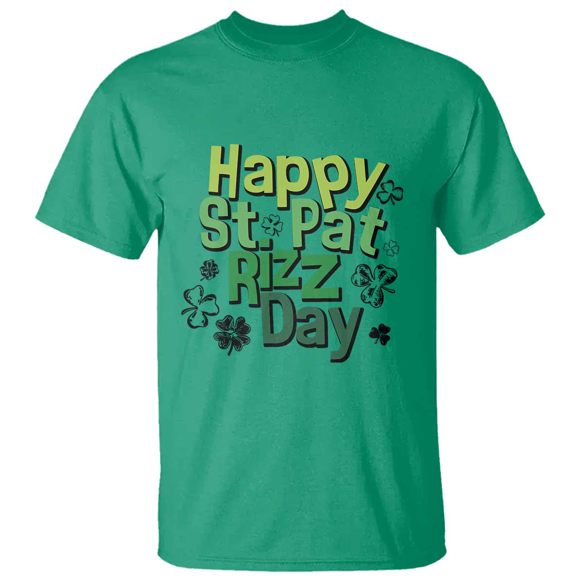 Funny Skibidi St Patrick's Day T Shirt Happy St Pat Rizz Day Shamrock TS11 Irish Green Print Your Wear