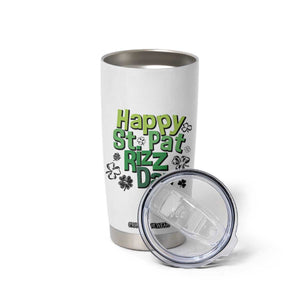 Funny Skibidi St Patrick's Day Tumbler Cup Happy St Pat Rizz Day Shamrock TS11 Print Your Wear