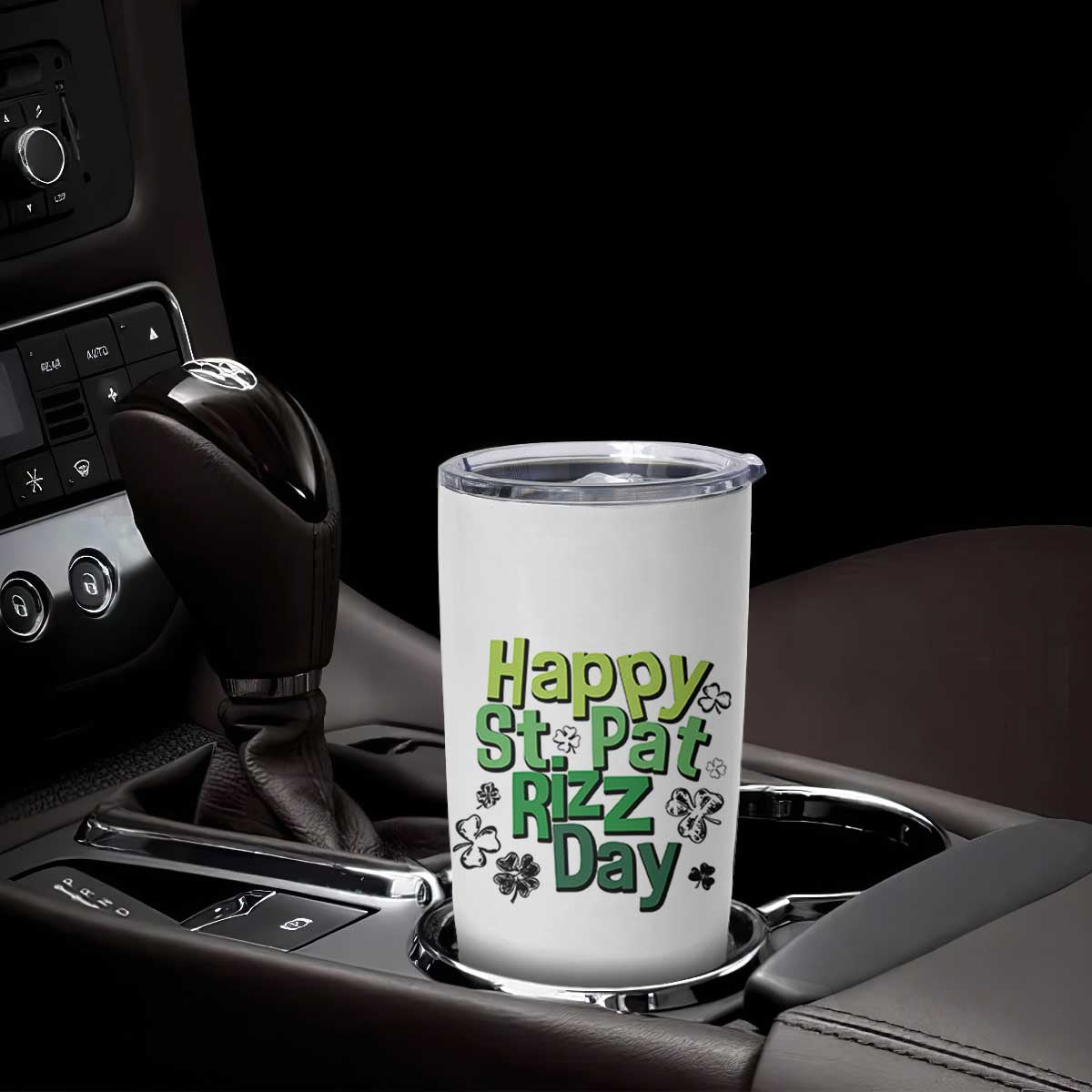 Funny Skibidi St Patrick's Day Tumbler Cup Happy St Pat Rizz Day Shamrock TS11 Print Your Wear
