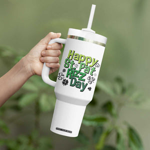 Funny Skibidi St Patrick's Day Tumbler With Handle Happy St Pat Rizz Day Shamrock TS11 Print Your Wear