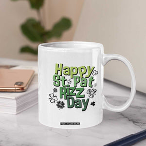 Funny Skibidi St Patrick's Day Coffee Mug Happy St Pat Rizz Day Shamrock TS11 Print Your Wear