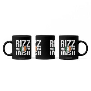 Funny Rizz Me I'm Irish Coffee Mug St Patrick's Day Vintage Ireland Flag TS11 Print Your Wear