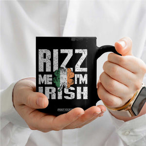 Funny Rizz Me I'm Irish Coffee Mug St Patrick's Day Vintage Ireland Flag TS11 Print Your Wear