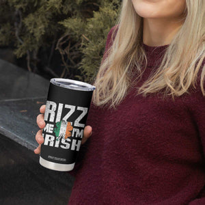 Funny Rizz Me I'm Irish Tumbler Cup St Patrick's Day Vintage Ireland Flag TS11 Print Your Wear