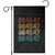Funny Vintage 80s Style 86 45 47 Retro Stripes Garden Flag TS11 Black Print Your Wear