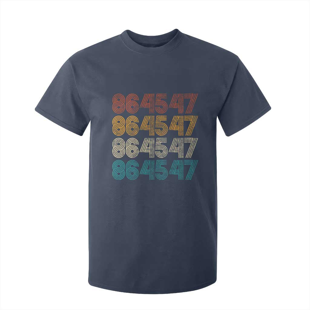 Funny Vintage 80s Style 86 45 47 Retro Stripes T Shirt For Kid TS11 Navy Print Your Wear