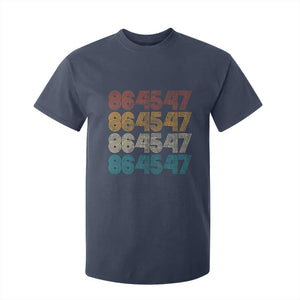 Funny Vintage 80s Style 86 45 47 Retro Stripes T Shirt For Kid TS11 Navy Print Your Wear