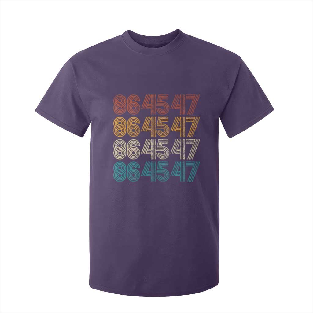 Funny Vintage 80s Style 86 45 47 Retro Stripes T Shirt For Kid TS11 Purple Print Your Wear