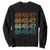 Funny Vintage 80s Style 86 45 47 Retro Stripes Sweatshirt TS11 Black Print Your Wear