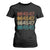 Funny Vintage 80s Style 86 45 47 Retro Stripes T Shirt For Women TS11 Black Print Your Wear