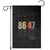 Funny Vintage 80s Style 86 47 2024 Retro Garden Flag TS11 Black Print Your Wear