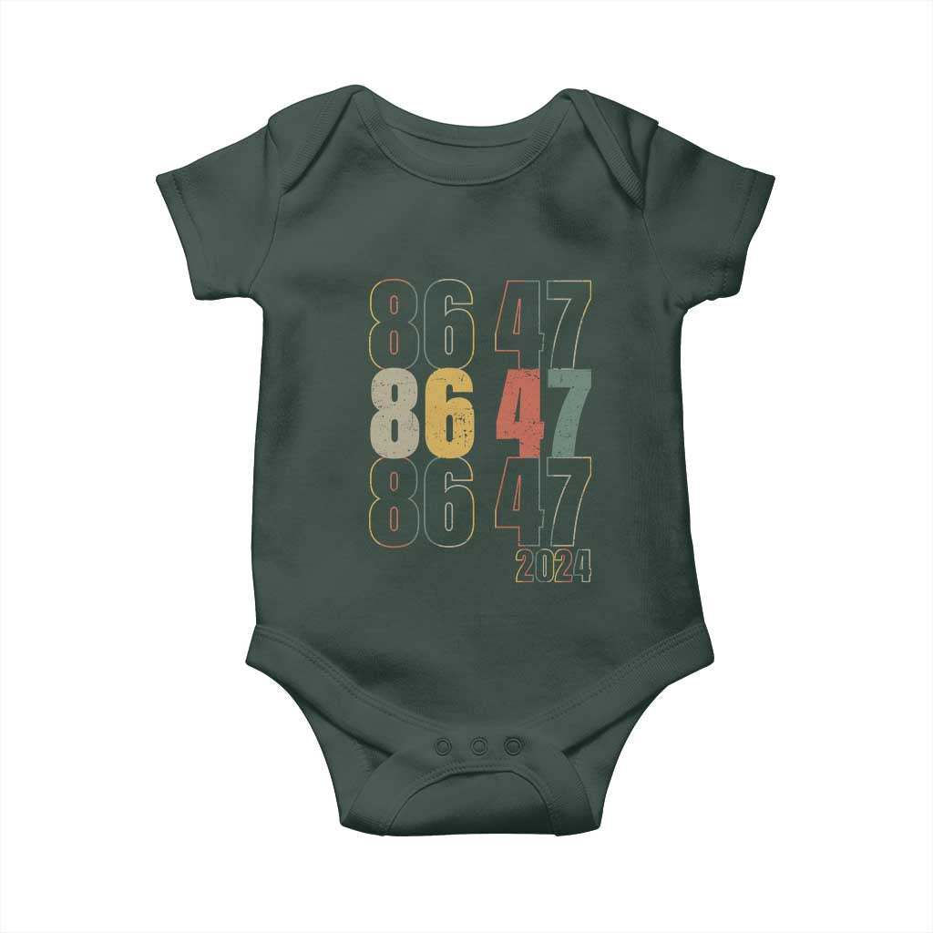 Funny Vintage 80s Style 86 47 2024 Retro Baby Onesie TS11 Print Your Wear
