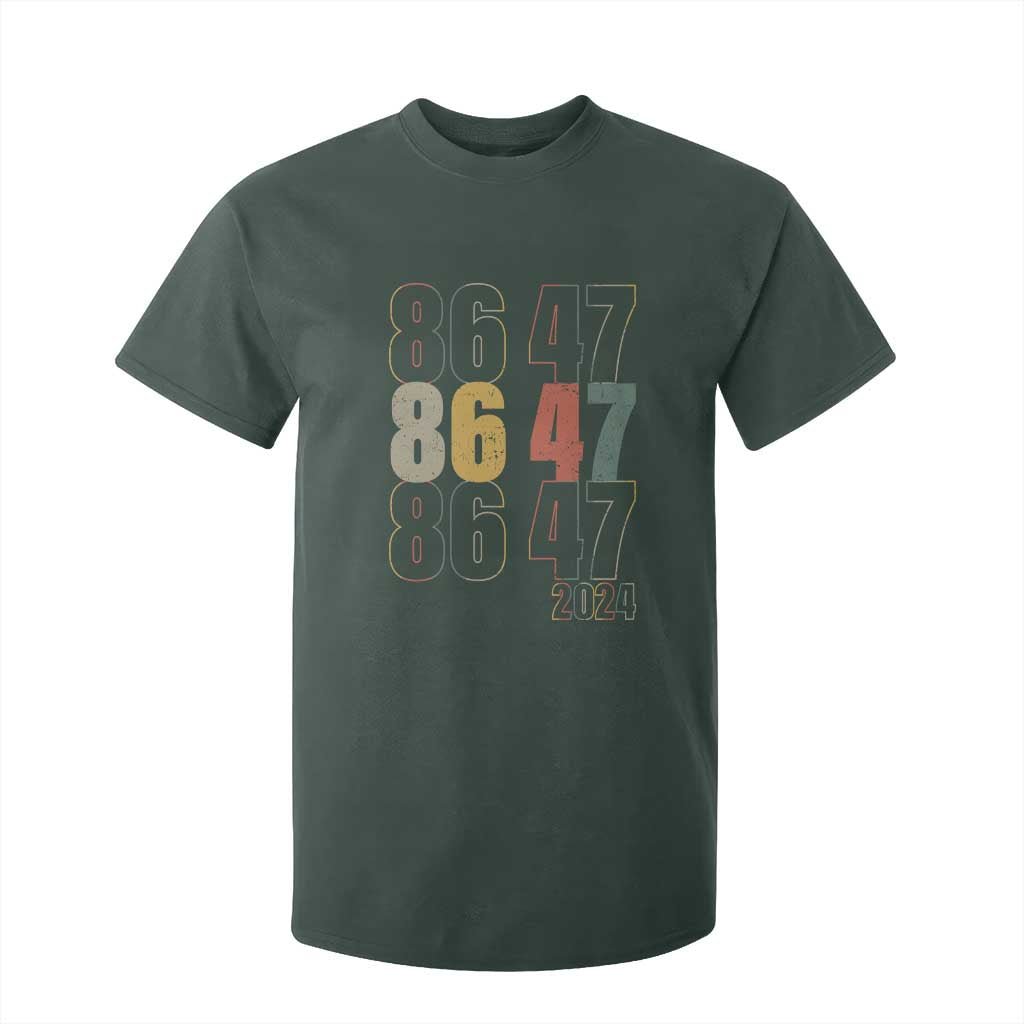 Funny Vintage 80s Style 86 47 2024 Retro T Shirt For Kid TS11 Dark Forest Green Print Your Wear