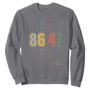 Funny Vintage 80s Style 86 47 2024 Retro Sweatshirt TS11 Charcoal Print Your Wear