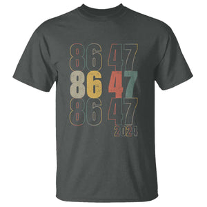 Funny Vintage 80s Style 86 47 2024 Retro T Shirt TS11 Dark Heather Print Your Wear