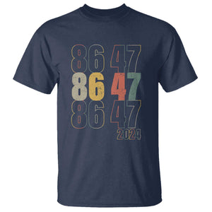 Funny Vintage 80s Style 86 47 2024 Retro T Shirt TS11 Navy Print Your Wear