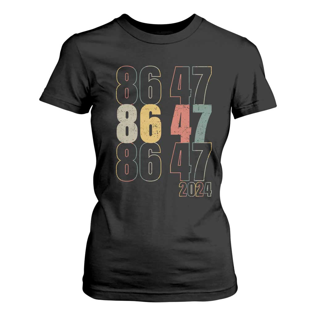 Funny Vintage 80s Style 86 47 2024 Retro T Shirt For Women TS11 Black Print Your Wear