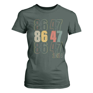 Funny Vintage 80s Style 86 47 2024 Retro T Shirt For Women TS11 Dark Forest Green Print Your Wear