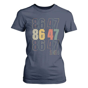 Funny Vintage 80s Style 86 47 2024 Retro T Shirt For Women TS11 Navy Print Your Wear