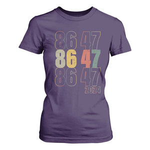 Funny Vintage 80s Style 86 47 2024 Retro T Shirt For Women TS11 Purple Print Your Wear