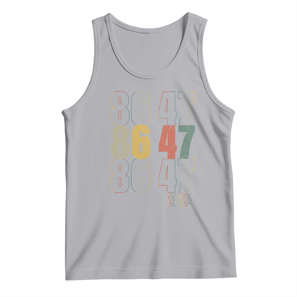 Funny Vintage 80s Style 86 47 2024 Retro Tank Top TS11 Athletic Heather Print Your Wear
