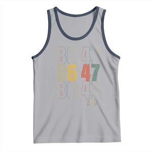 Funny Vintage 80s Style 86 47 2024 Retro Tank Top TS11 Athletic Heather Navy Print Your Wear