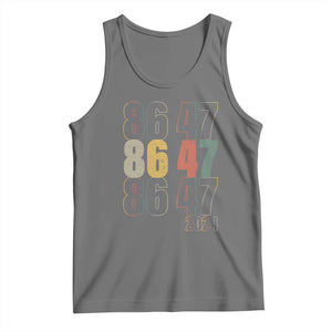 Funny Vintage 80s Style 86 47 2024 Retro Tank Top TS11 Black Heather Print Your Wear
