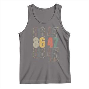 Funny Vintage 80s Style 86 47 2024 Retro Tank Top TS11 Deep Heather Print Your Wear